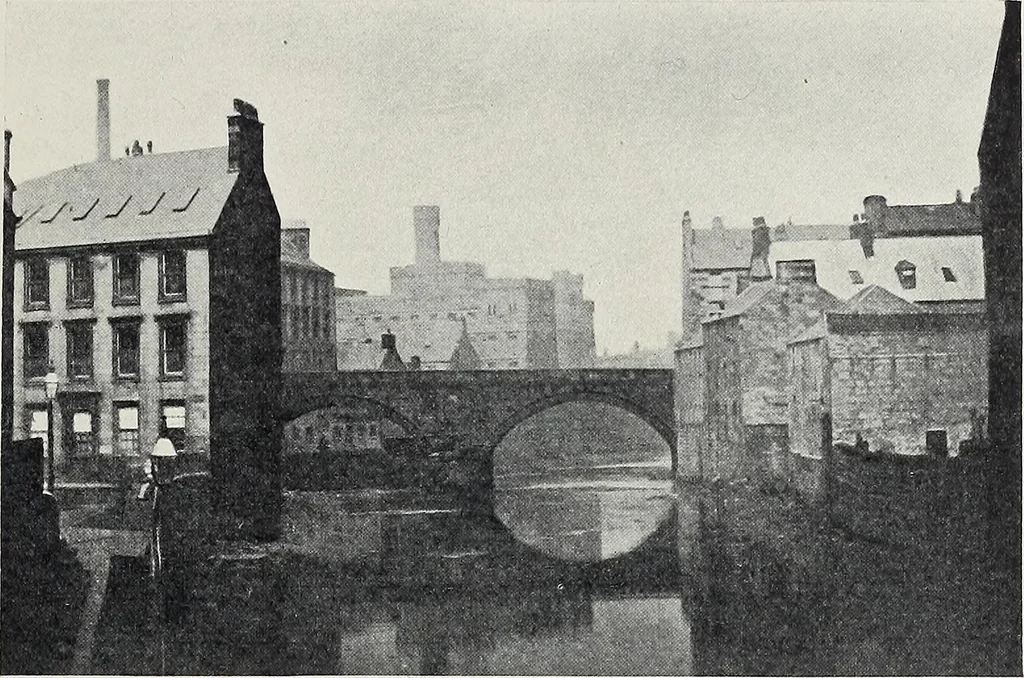 An illustration from The Paisley thread industry and the men who created and developed it, with notes concerning Paisley, old and new, 1907, leaf 44