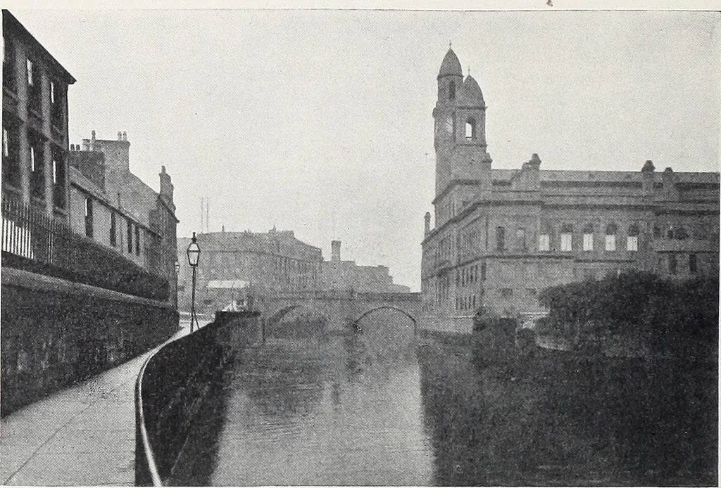 An illustration from The Paisley thread industry and the men who created and developed it, with notes concerning Paisley, old and new, 1907, leaf 45