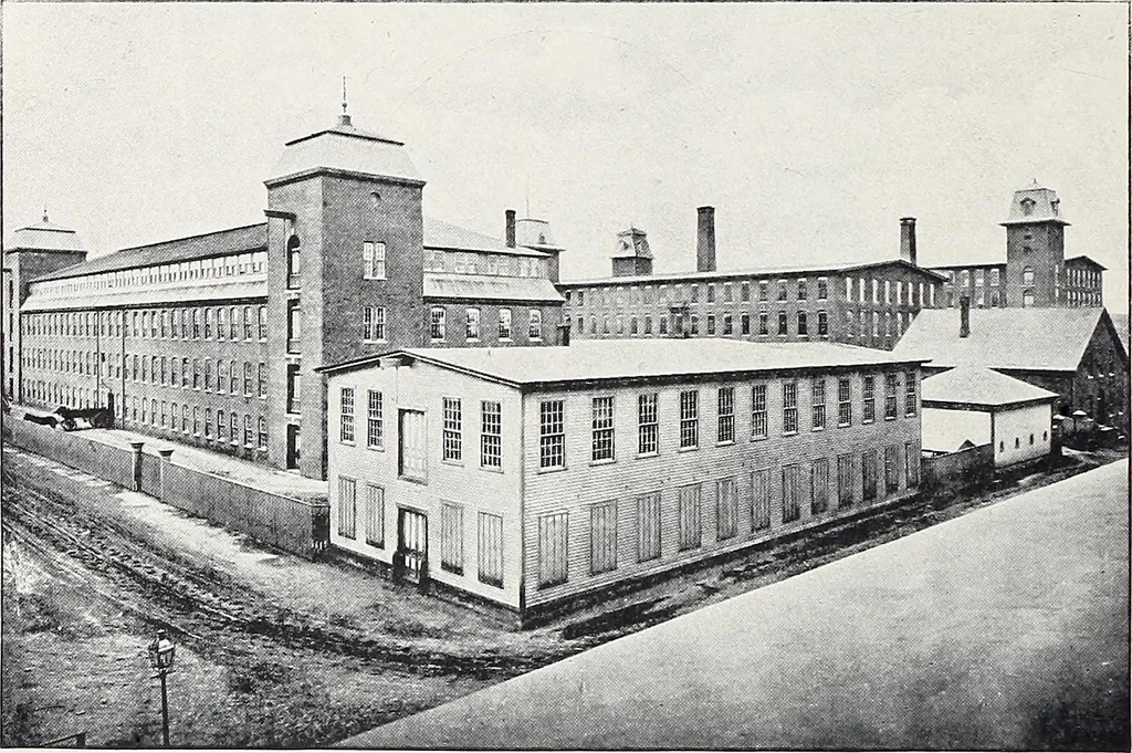 An illustration from The Paisley thread industry and the men who created and developed it, with notes concerning Paisley, old and new, 1907, leaf 55