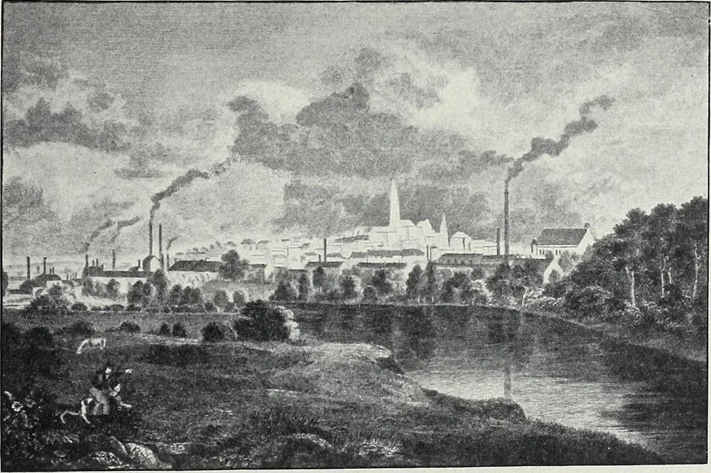 An illustration from The Paisley thread industry and the men who created and developed it, with notes concerning Paisley, old and new, 1907, leaf 60
