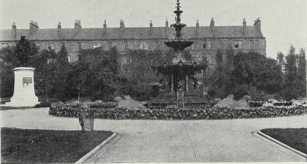 An illustration from The Paisley thread industry and the men who created and developed it, with notes concerning Paisley, old and new, 1907, leaf 92