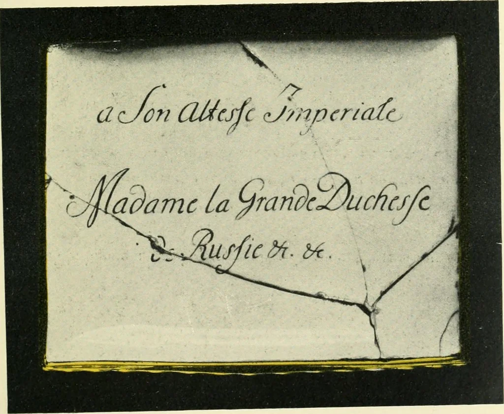 An illustration from Paketovyia tabakerki Imperatorskago farforovago zavoda, 1913, leaf 110