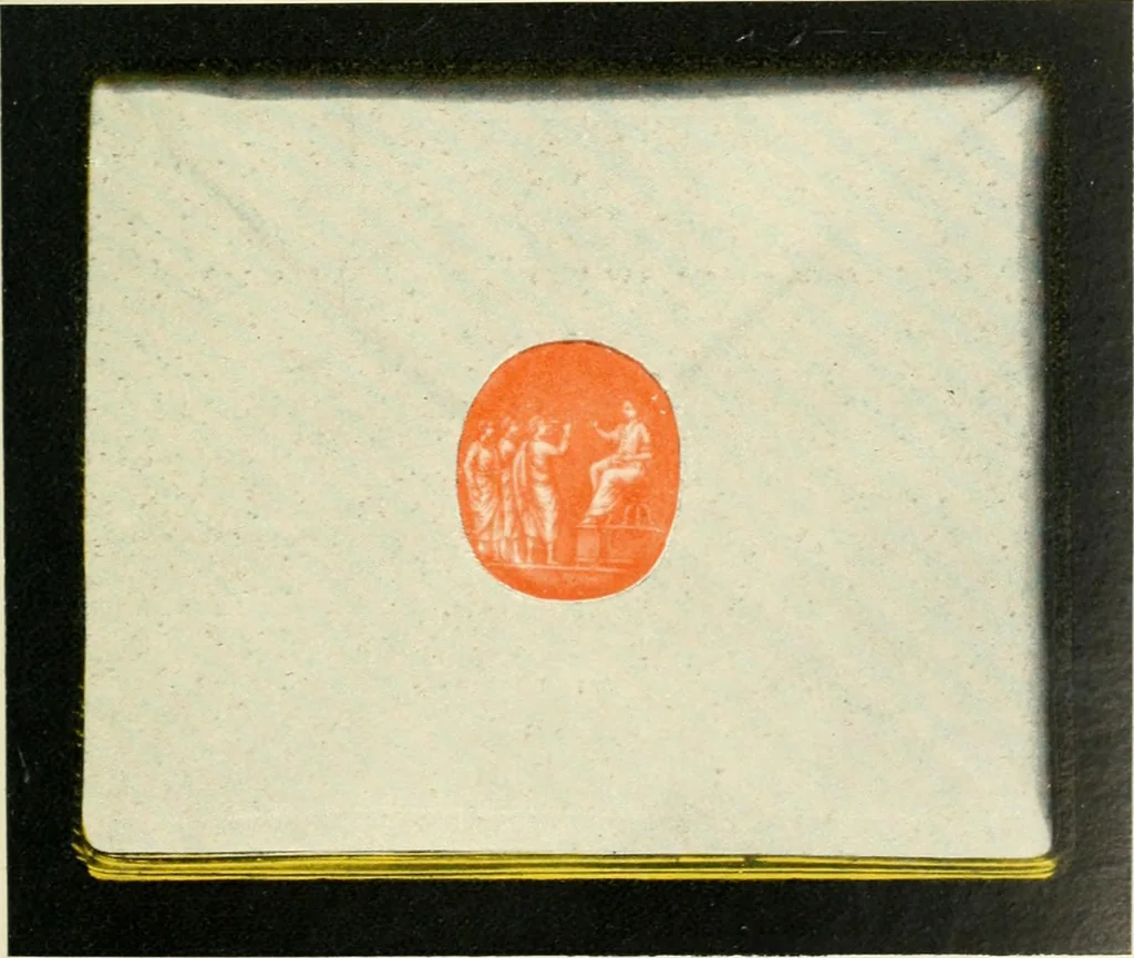 An illustration from Paketovyia tabakerki Imperatorskago farforovago zavoda, 1913, leaf 98