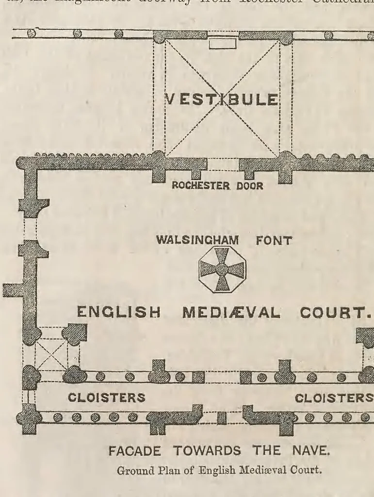 An illustration from The palace and park : its natural history, and its portrait gallery, together with a description of the Pompeian Court, 1859, leaf 94