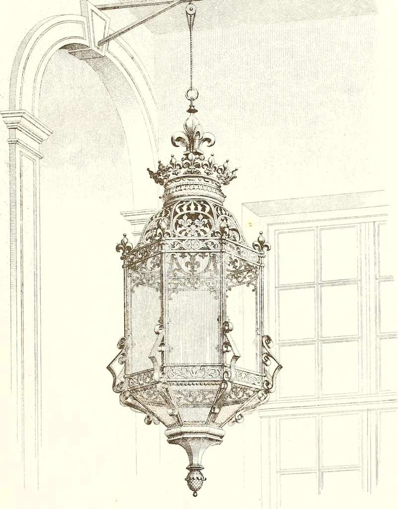 An illustration from Palaces, castles and residences in France: Built from the 15th to the 18th century, 1860, leaf 110