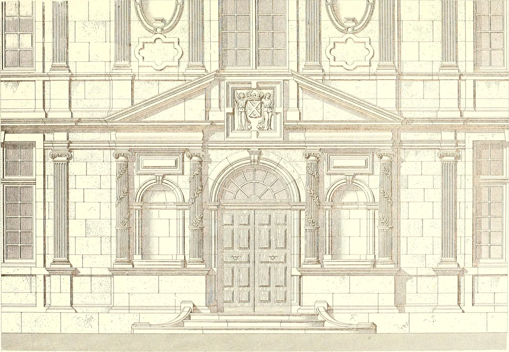 An illustration from Palaces, castles and residences in France: Built from the 15th to the 18th century, 1860, leaf 12