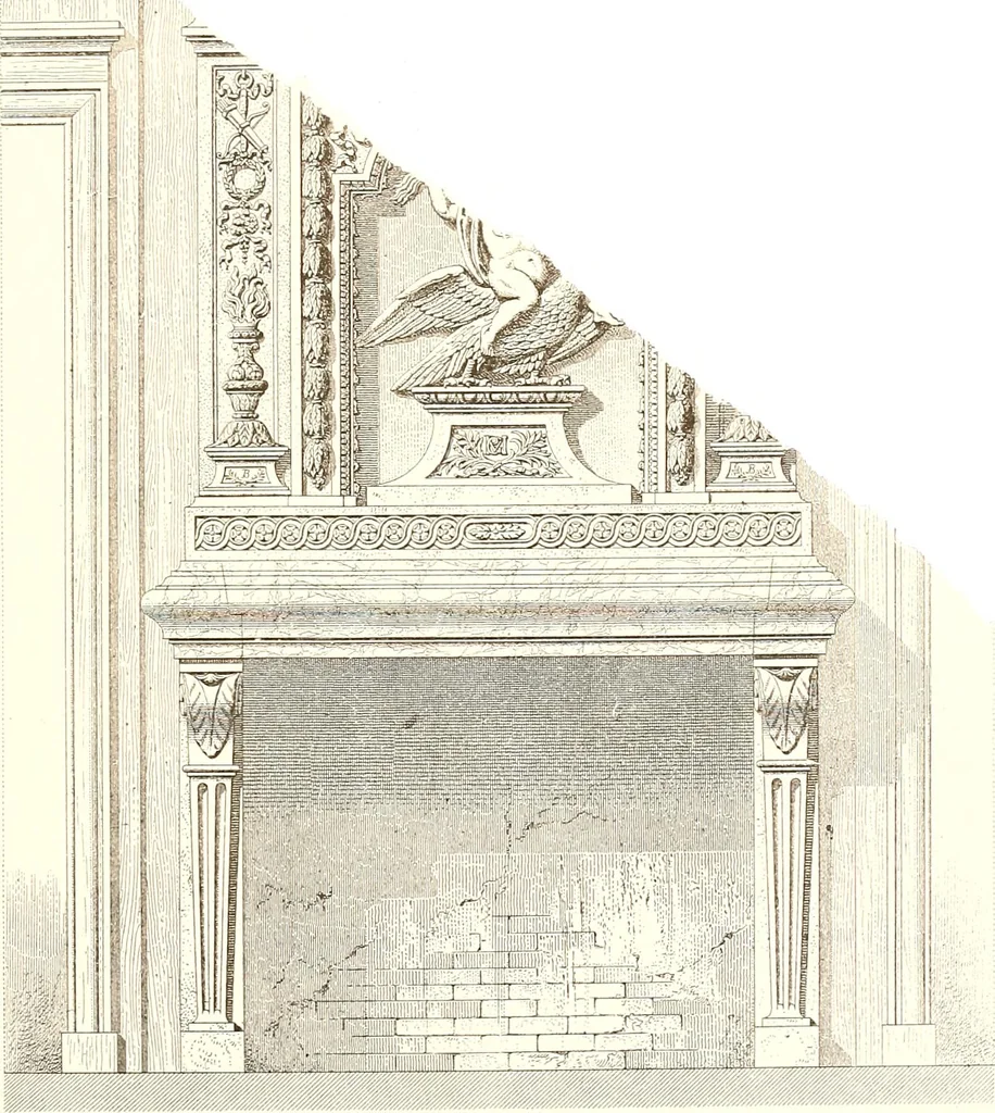 An illustration from Palaces, castles and residences in France: Built from the 15th to the 18th century, 1860, leaf 124