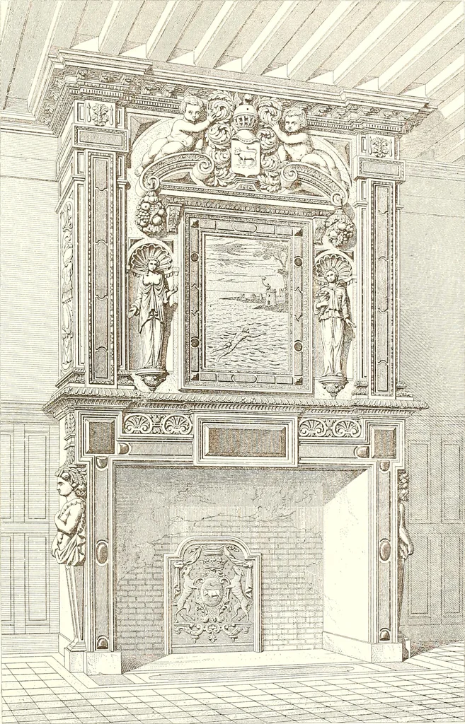 An illustration from Palaces, castles and residences in France: Built from the 15th to the 18th century, 1860, leaf 128