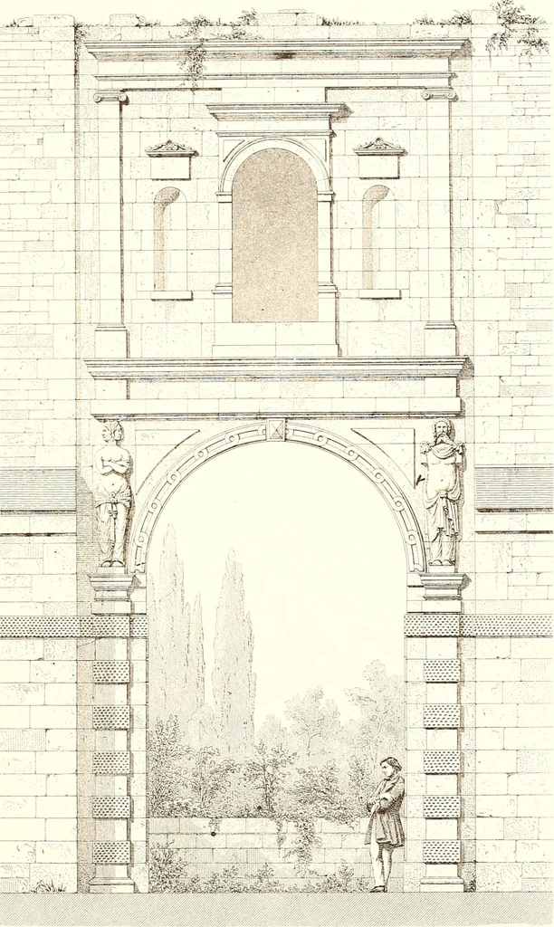 An illustration from Palaces, castles and residences in France: Built from the 15th to the 18th century, 1860, leaf 130