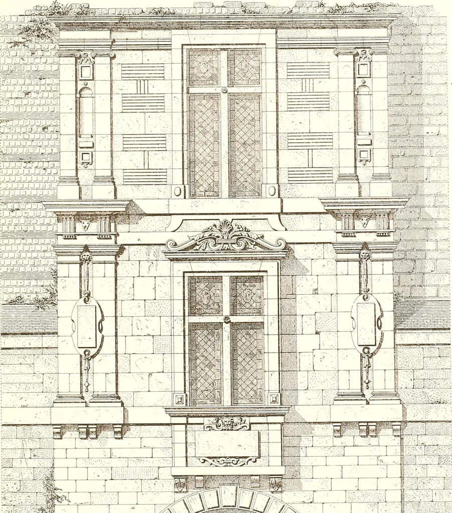 An illustration from Palaces, castles and residences in France: Built from the 15th to the 18th century, 1860, leaf 134