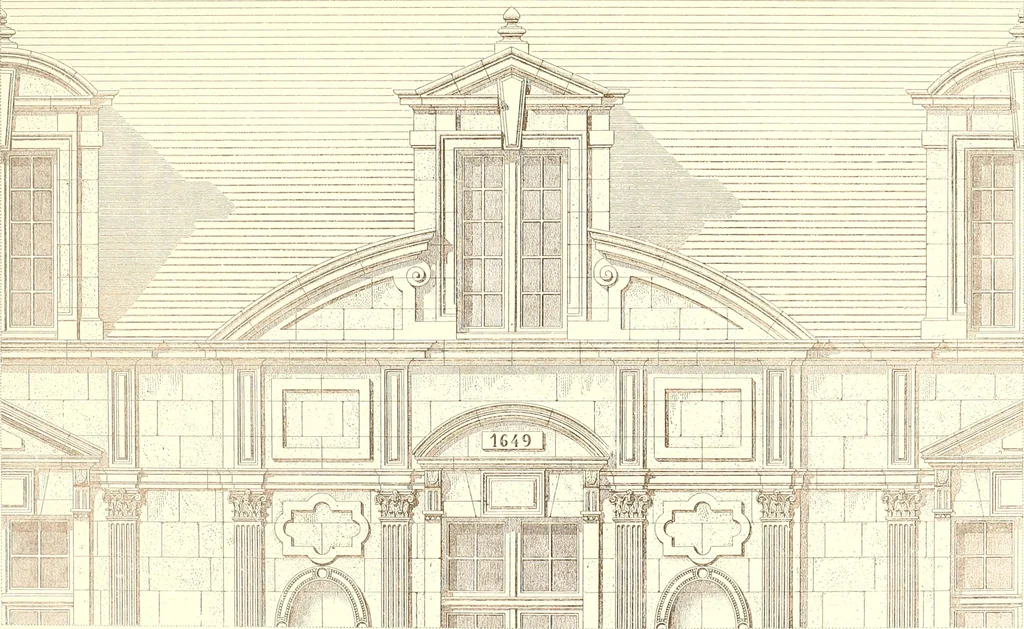 An illustration from Palaces, castles and residences in France: Built from the 15th to the 18th century, 1860, leaf 14