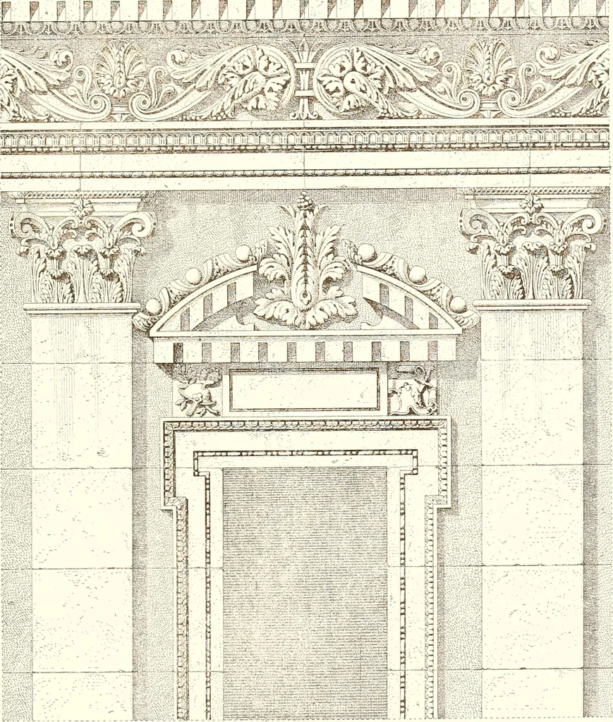 An illustration from Palaces, castles and residences in France: Built from the 15th to the 18th century, 1860, leaf 142