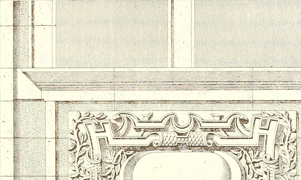 An illustration from Palaces, castles and residences in France: Built from the 15th to the 18th century, 1860, leaf 148