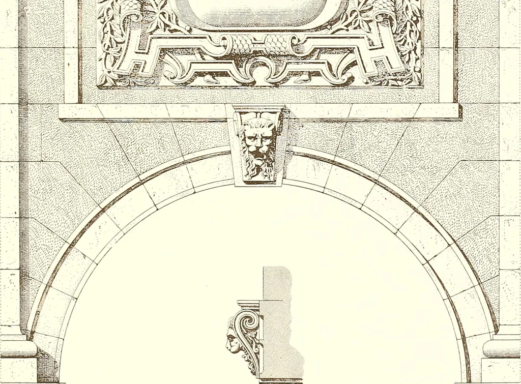 An illustration from Palaces, castles and residences in France: Built from the 15th to the 18th century, 1860, leaf 148
