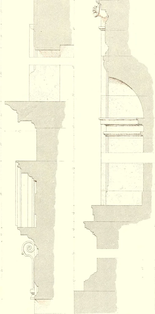 An illustration from Palaces, castles and residences in France: Built from the 15th to the 18th century, 1860, leaf 16