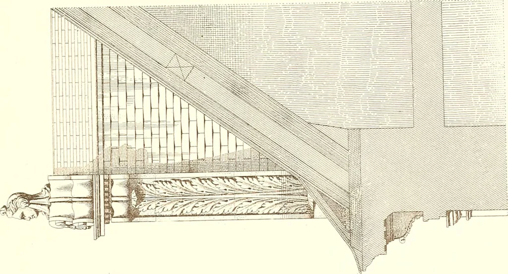 An illustration from Palaces, castles and residences in France: Built from the 15th to the 18th century, 1860, leaf 160