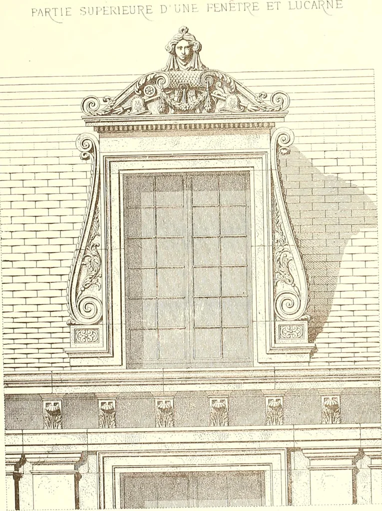 An illustration from Palaces, castles and residences in France: Built from the 15th to the 18th century, 1860, leaf 160