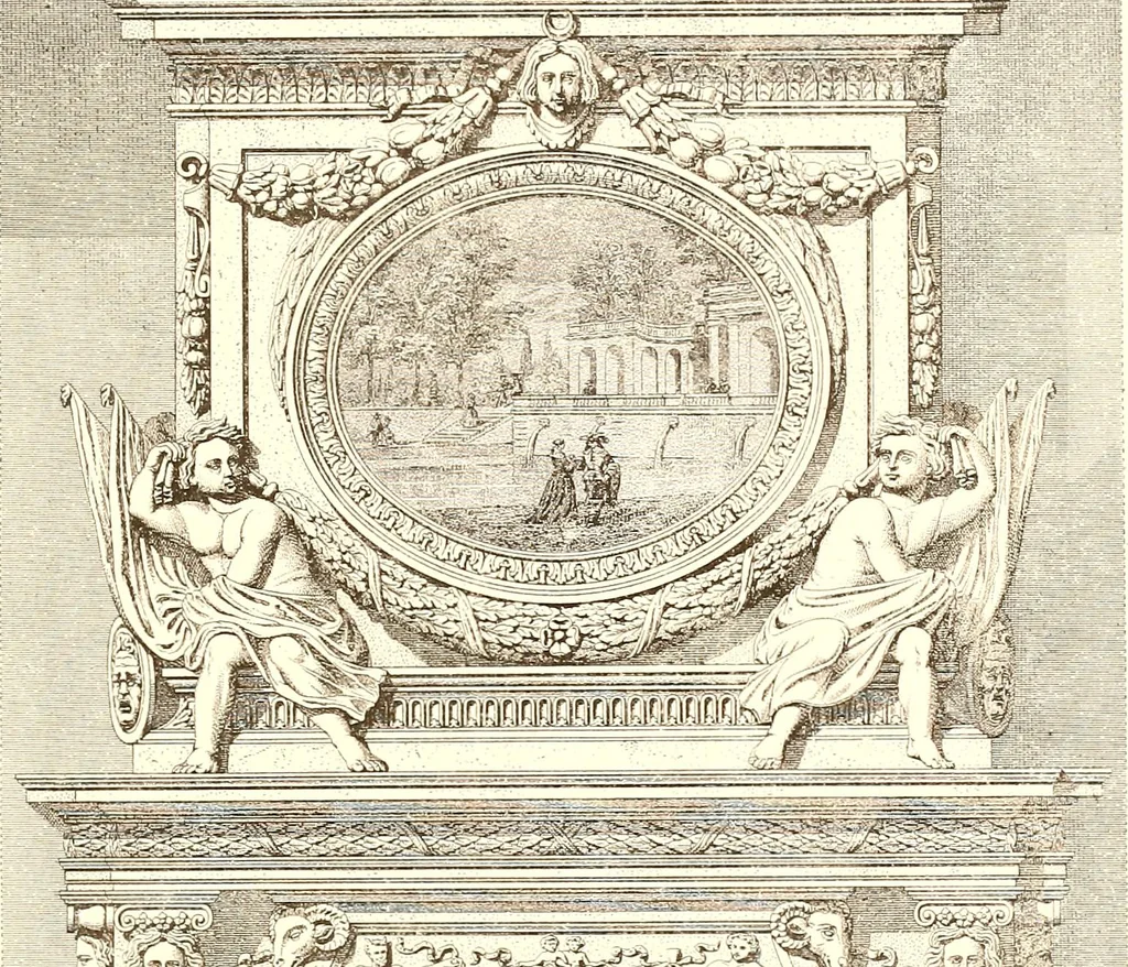 An illustration from Palaces, castles and residences in France: Built from the 15th to the 18th century, 1860, leaf 168