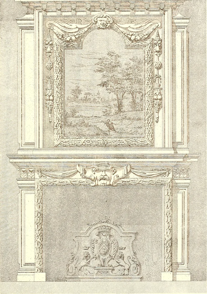 An illustration from Palaces, castles and residences in France: Built from the 15th to the 18th century, 1860, leaf 170