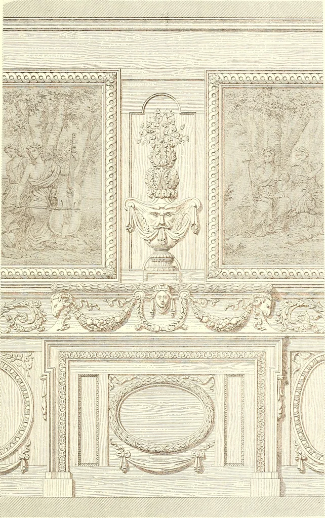 An illustration from Palaces, castles and residences in France: Built from the 15th to the 18th century, 1860, leaf 172