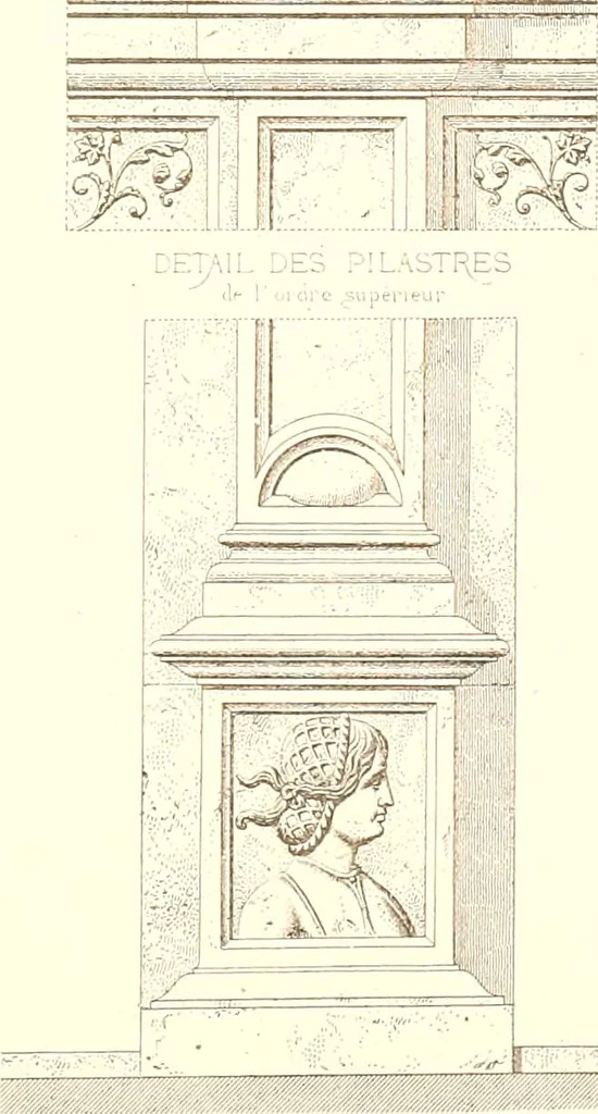 An illustration from Palaces, castles and residences in France: Built from the 15th to the 18th century, 1860, leaf 20