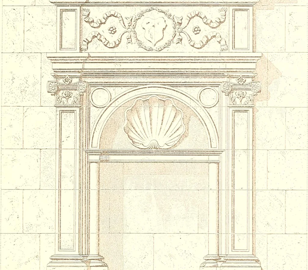 An illustration from Palaces, castles and residences in France: Built from the 15th to the 18th century, 1860, leaf 26