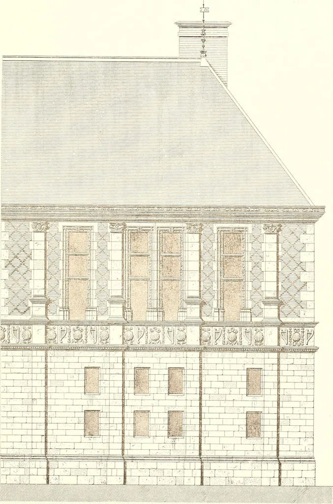 An illustration from Palaces, castles and residences in France: Built from the 15th to the 18th century, 1860, leaf 34