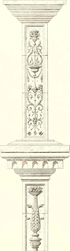 An illustration from Palaces, castles and residences in France: Built from the 15th to the 18th century, 1860, leaf 42