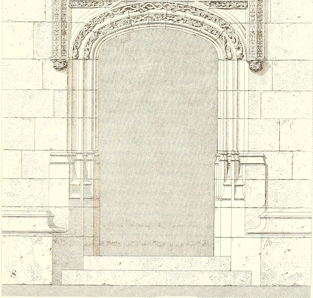 An illustration from Palaces, castles and residences in France: Built from the 15th to the 18th century, 1860, leaf 44