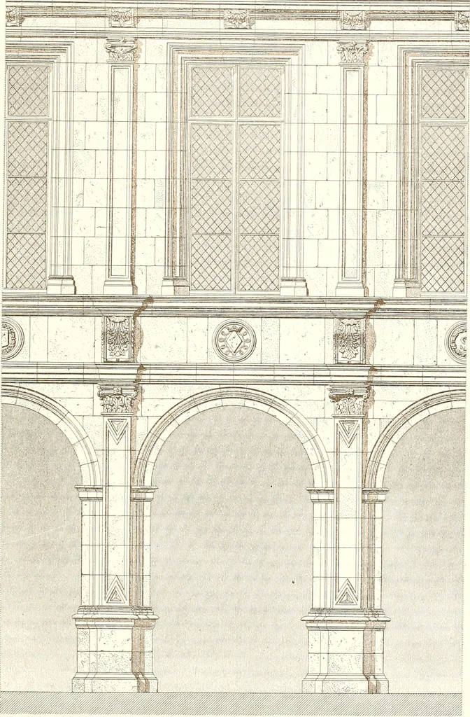 An illustration from Palaces, castles and residences in France: Built from the 15th to the 18th century, 1860, leaf 54