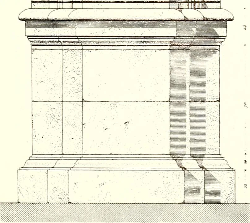 An illustration from Palaces, castles and residences in France: Built from the 15th to the 18th century, 1860, leaf 56