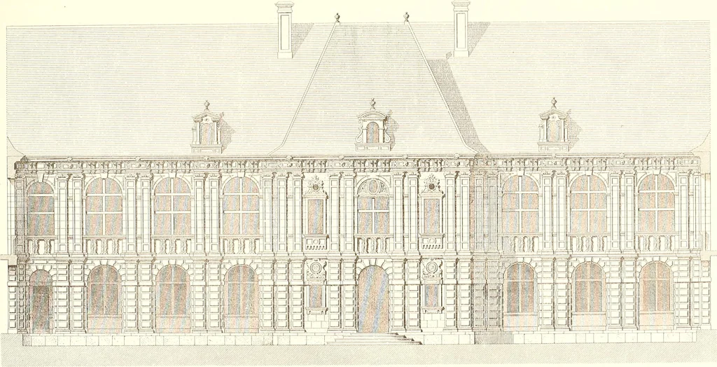 An illustration from Palaces, castles and residences in France: Built from the 15th to the 18th century, 1860, leaf 60