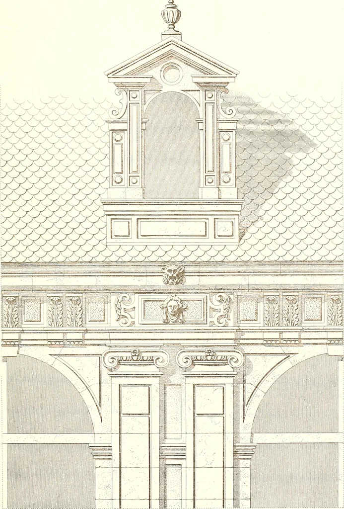An illustration from Palaces, castles and residences in France: Built from the 15th to the 18th century, 1860, leaf 64