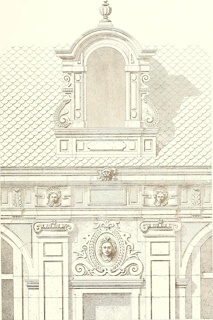 An illustration from Palaces, castles and residences in France: Built from the 15th to the 18th century, 1860, leaf 70