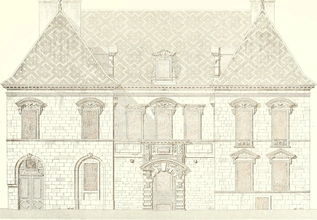 An illustration from Palaces, castles and residences in France: Built from the 15th to the 18th century, 1860, leaf 78