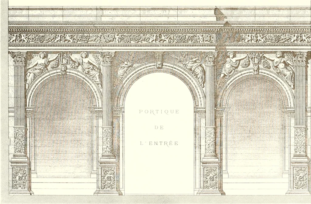 An illustration from Palaces, castles and residences in France: Built from the 15th to the 18th century, 1860, leaf 84