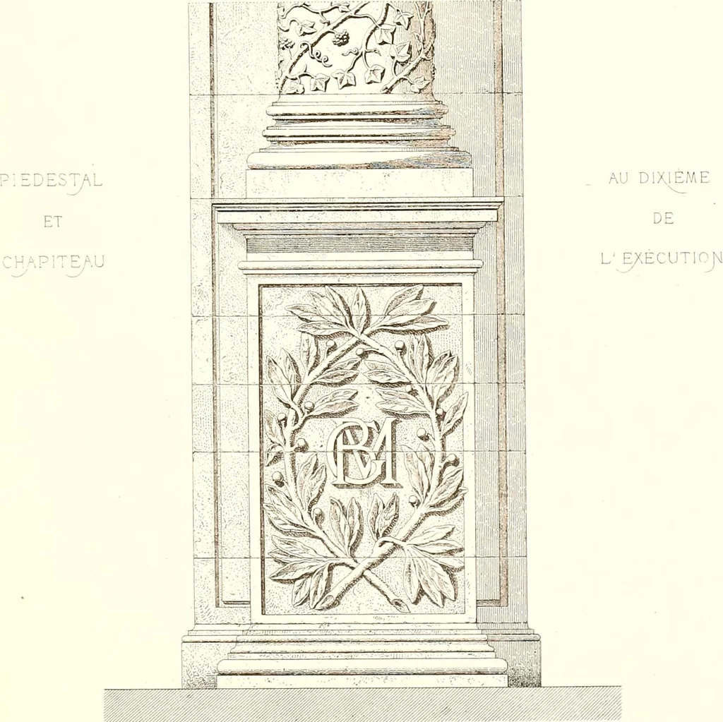 An illustration from Palaces, castles and residences in France: Built from the 15th to the 18th century, 1860, leaf 88