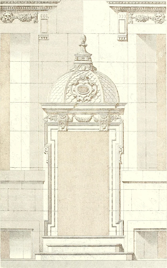 An illustration from Palaces, castles and residences in France: Built from the 15th to the 18th century, 1860, leaf 94