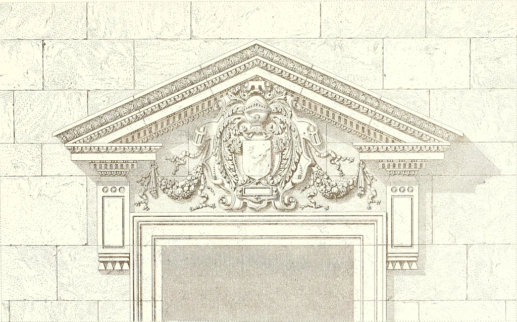 An illustration from Palaces, castles and residences in France: Built from the 15th to the 18th century, 1860, leaf 96
