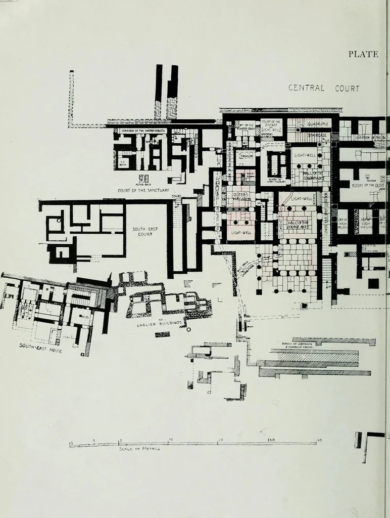 An illustration from The palaces of Crete and their builders, 1907, leaf 121