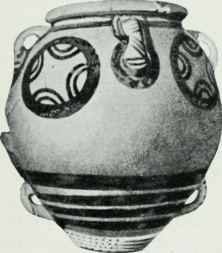 An illustration from The palaces of Crete and their builders, 1907, leaf 140