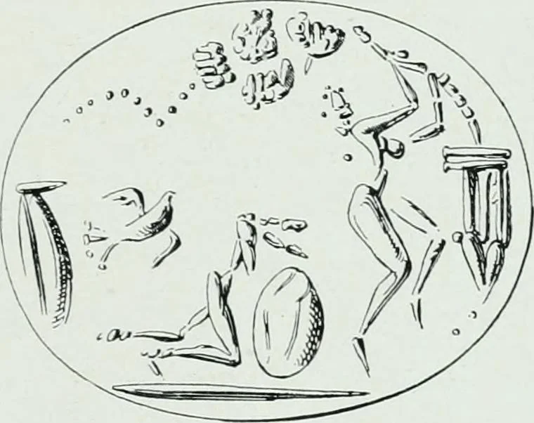 An illustration from The palaces of Crete and their builders, 1907, leaf 206