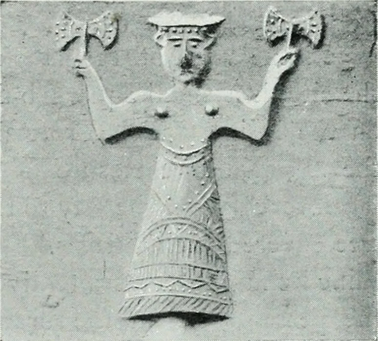 An illustration from The palaces of Crete and their builders, 1907, leaf 208