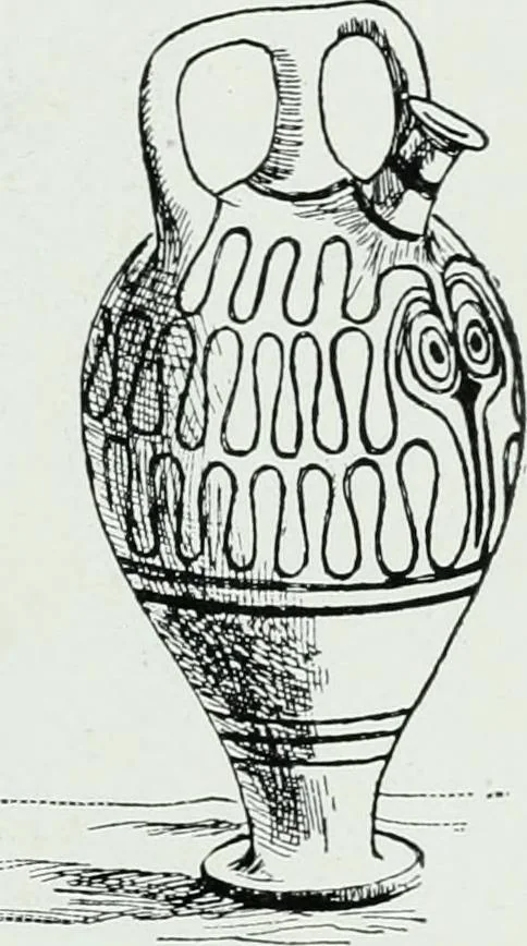 An illustration from The palaces of Crete and their builders, 1907, leaf 274