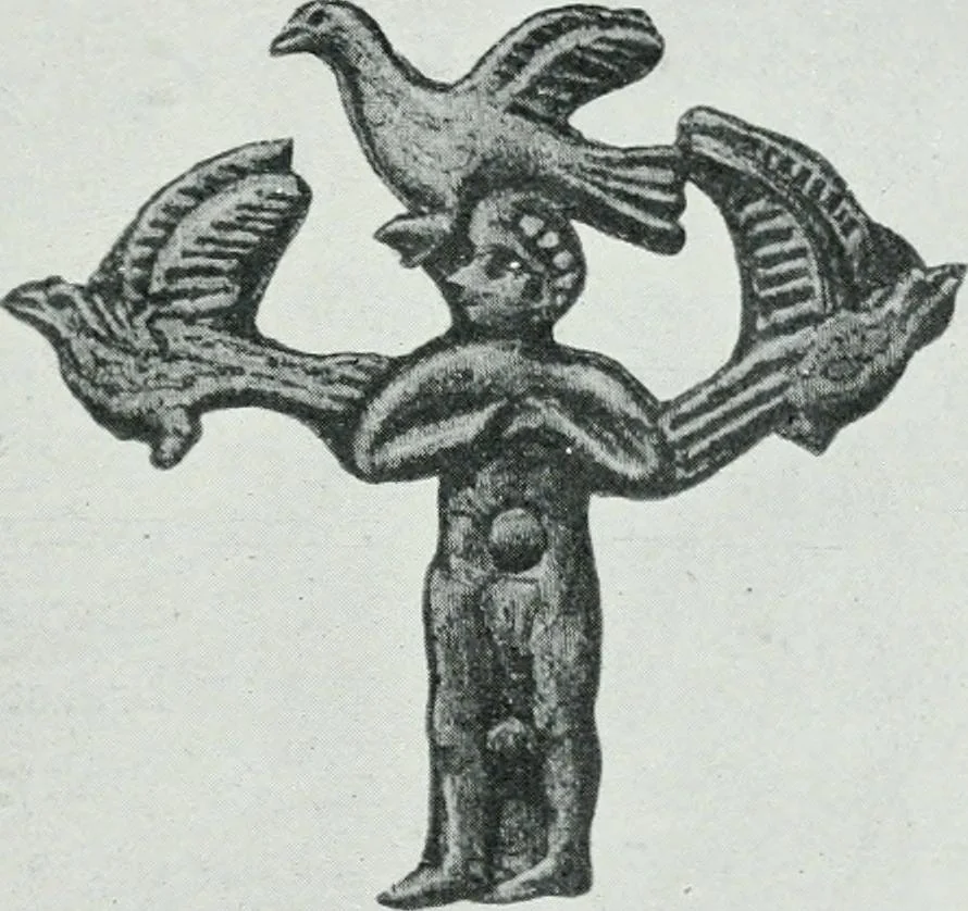 An illustration from The palaces of Crete and their builders, 1907, leaf 282