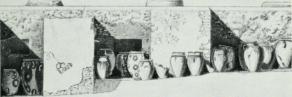 An illustration from The palaces of Crete and their builders, 1907, leaf 58