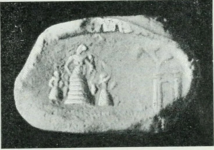 An illustration from The palaces of Crete and their builders, 1907, leaf 80