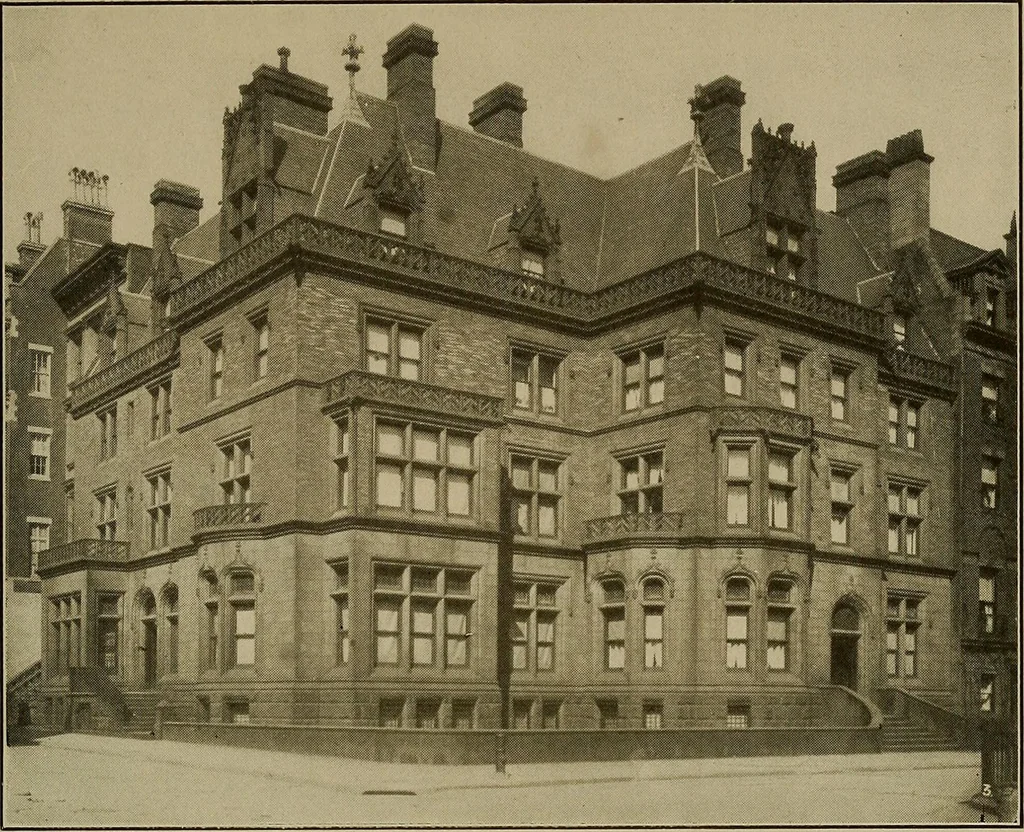 An illustration from Palatial homes in the city of New York and dwellers there in ... arranged for the convenience of the passer-by, 1910, leaf 40