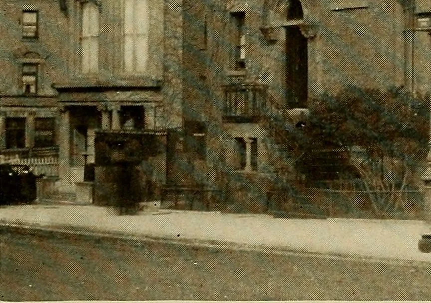 An illustration from Palatial homes in the city of New York and dwellers there in ... arranged for the convenience of the passer-by, 1910, leaf 45