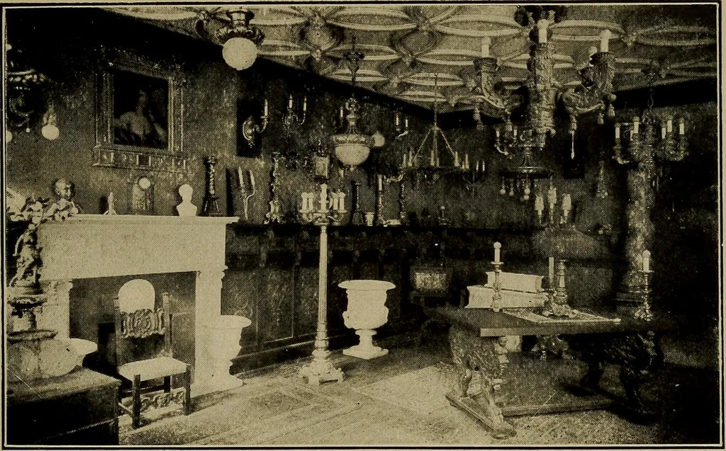 An illustration from Palatial homes in the city of New York and dwellers there in ... arranged for the convenience of the passer-by, 1910, leaf 66